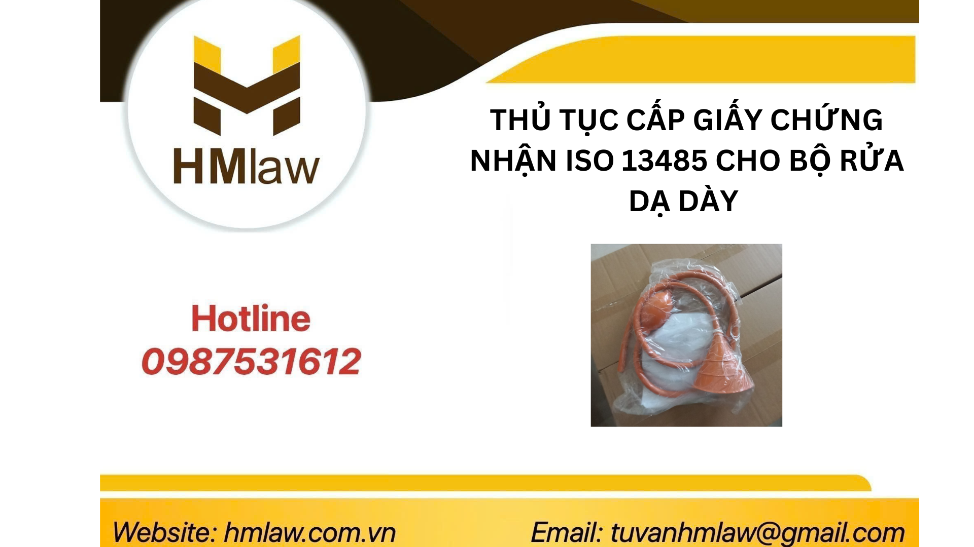 hình minh họa thủ tục cấp giấy chứng nhận iso 13485 cho bộ rửa dạ dày 