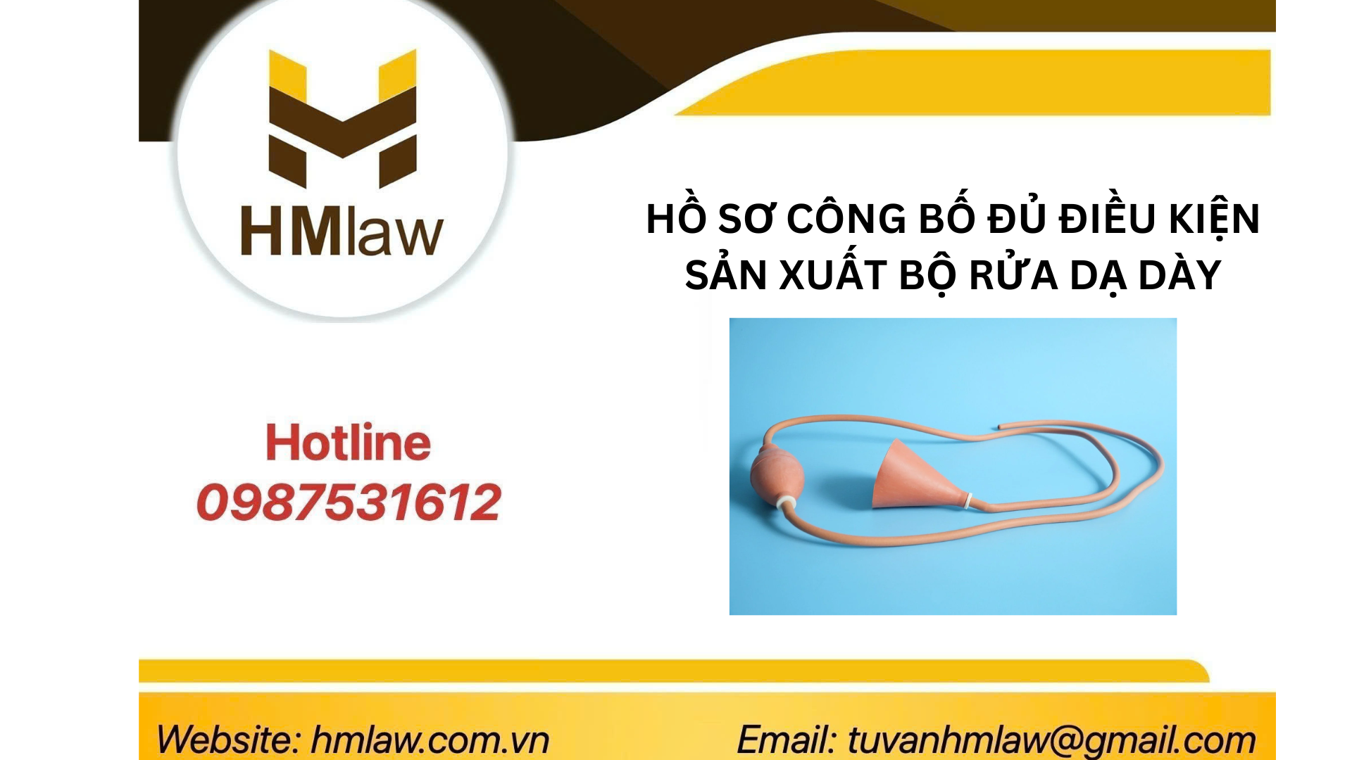 hình minh họa cho hồ sơ công bố đủ điều kiện sản xuất bộ rửa dạ dày