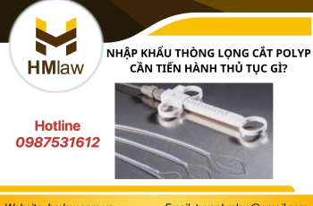 NHẬP KHẨU THÒNG LỌNG CẮT POLYP CẦN TIẾN HÀNH THỦ TỤC GÌ?