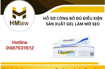 HỒ SƠ CÔNG BỐ ĐỦ ĐIỀU KIỆN SẢN XUẤT GEL LÀM MỜ SẸO?