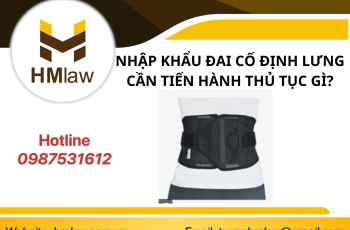 NHẬP KHẨU ĐAI CỐ ĐỊNH LƯNG CẦN TIẾN HÀNH THỦ TỤC GÌ?