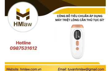 CÔNG BỐ TIÊU CHUẨN ÁP DỤNG MÁY TRIỆT LÔNG