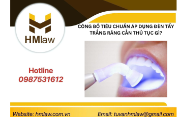 CÔNG BỐ TIÊU CHUẨN ÁP DỤNG ĐÈN TẨY TRẮNG RĂNG